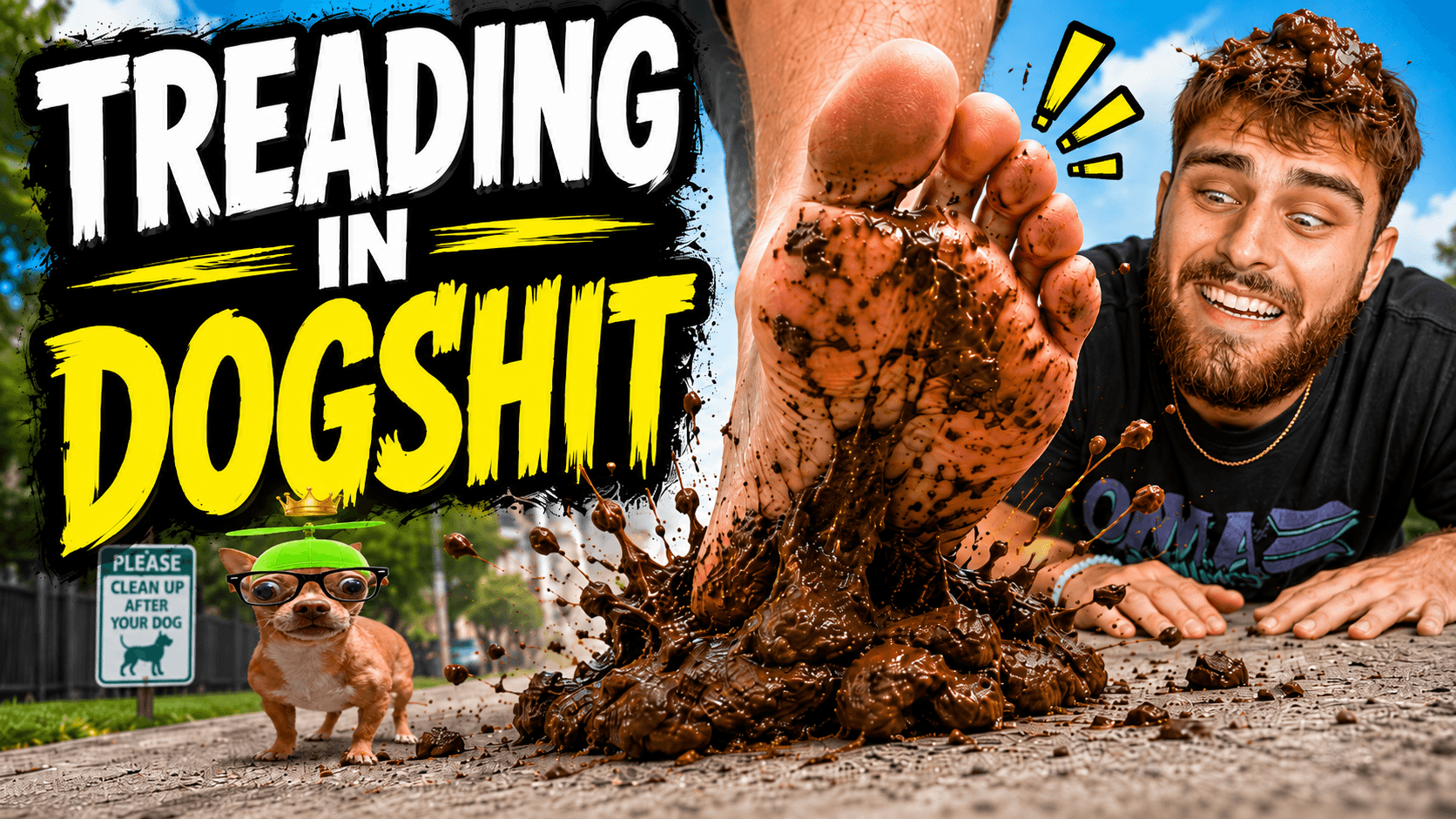 TREADING IN DOGSHIT