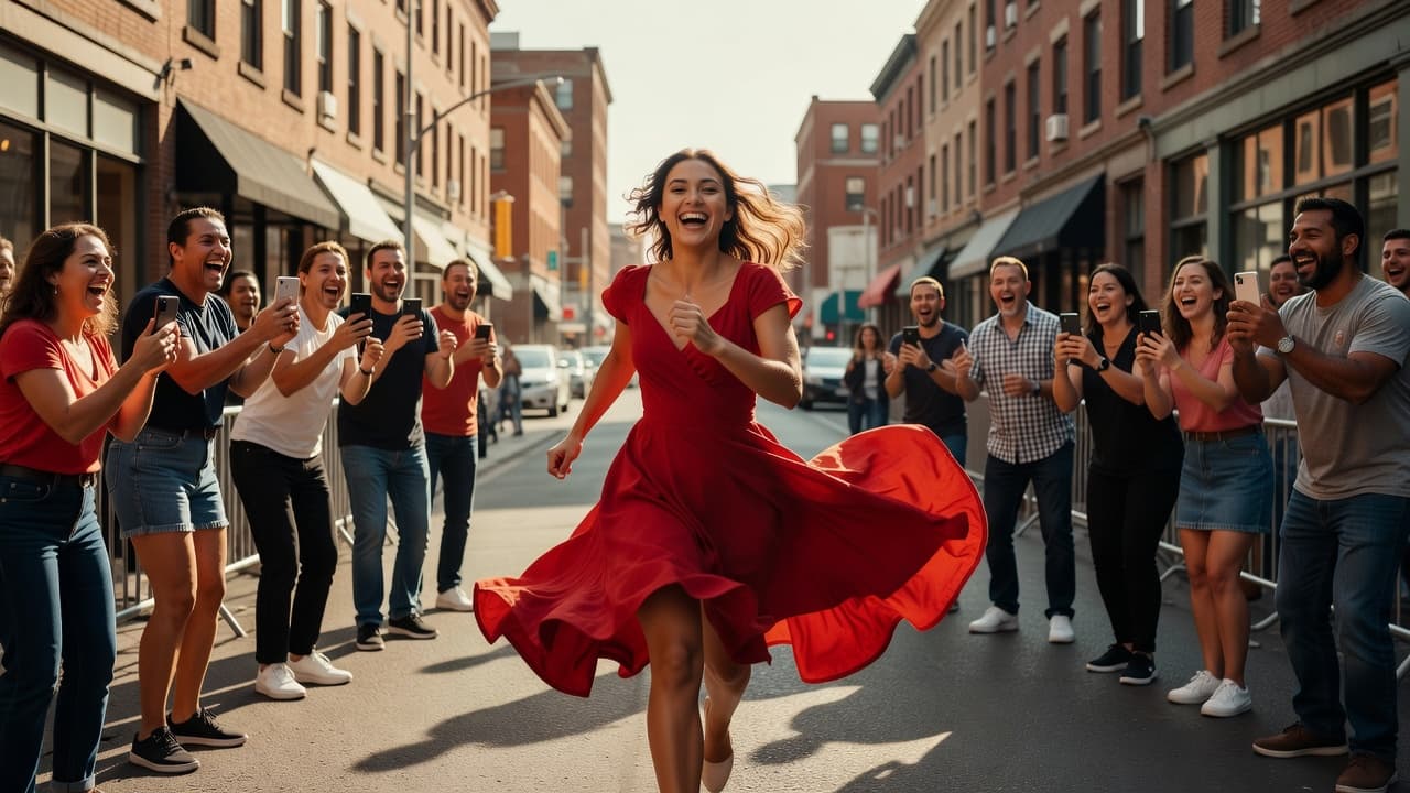 go for a run wearing a dress