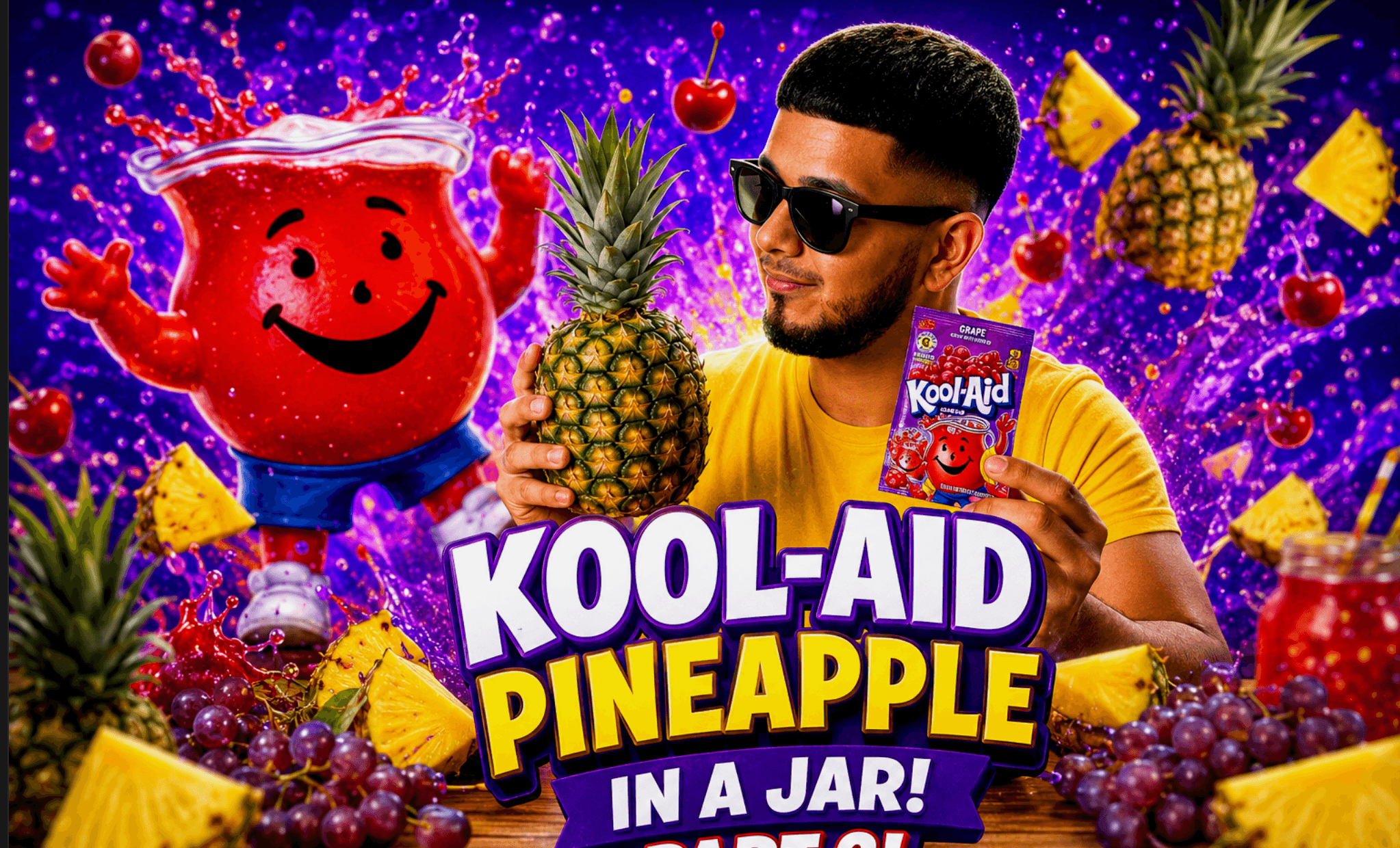THE VIRAL KOOL AID PINEAPPLE TREND