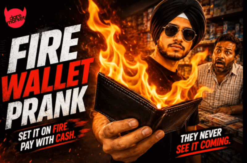 FIRE WALLET PRANK 