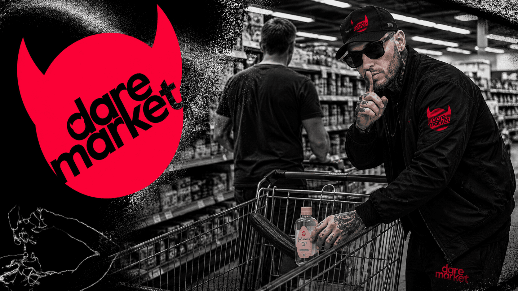 Sneak random items into someones trolley