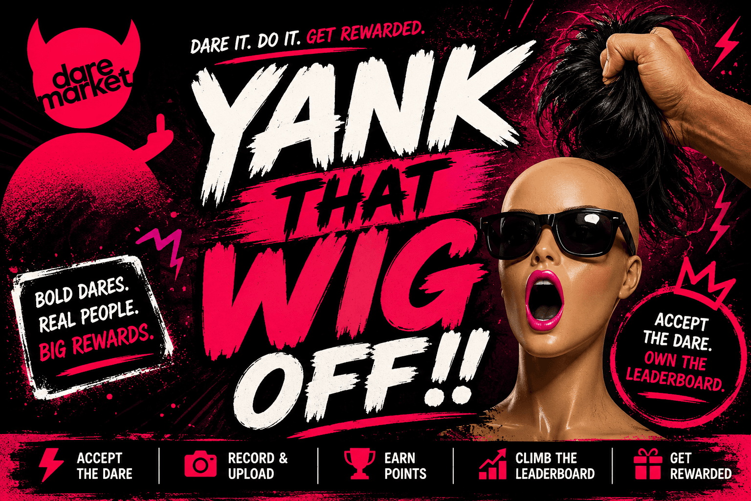 Yankkkkk Her  Wig Off ! 😈