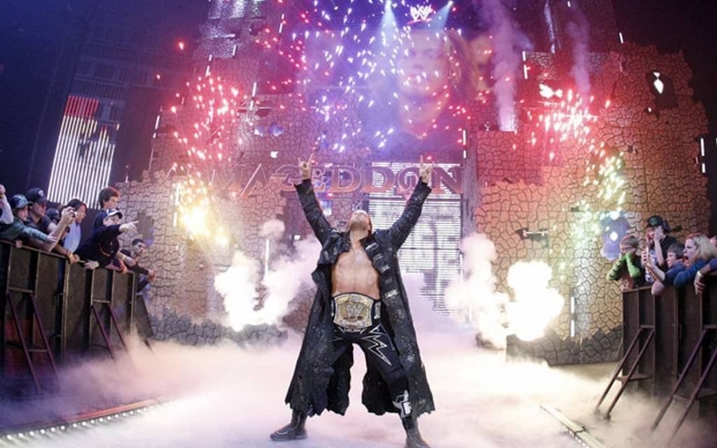 WWE entrance in a public place 