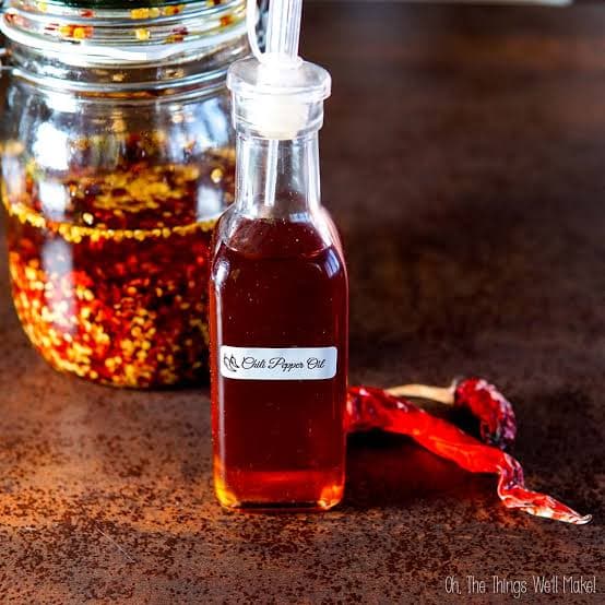 Chili oil skincare routine 