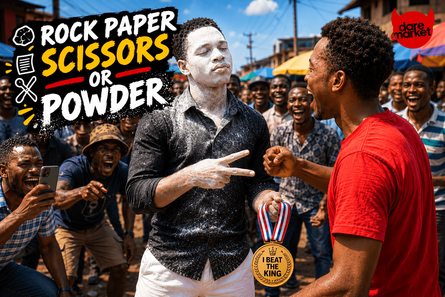 ROCK PAPER SCISSORS OR POWDER